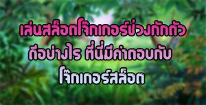 เล่นสล็อตโจ๊กเกอร์ช่วงกักตัวดีอย่างไร-ที่นี่มีคำตอบกับโจ๊กเกอร์สล็อต