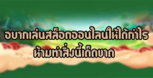 อยากเล่นสล็อตออนไลน์ให้ได้กำไรห้ามทำสิ่งนี้เด็ดขาด